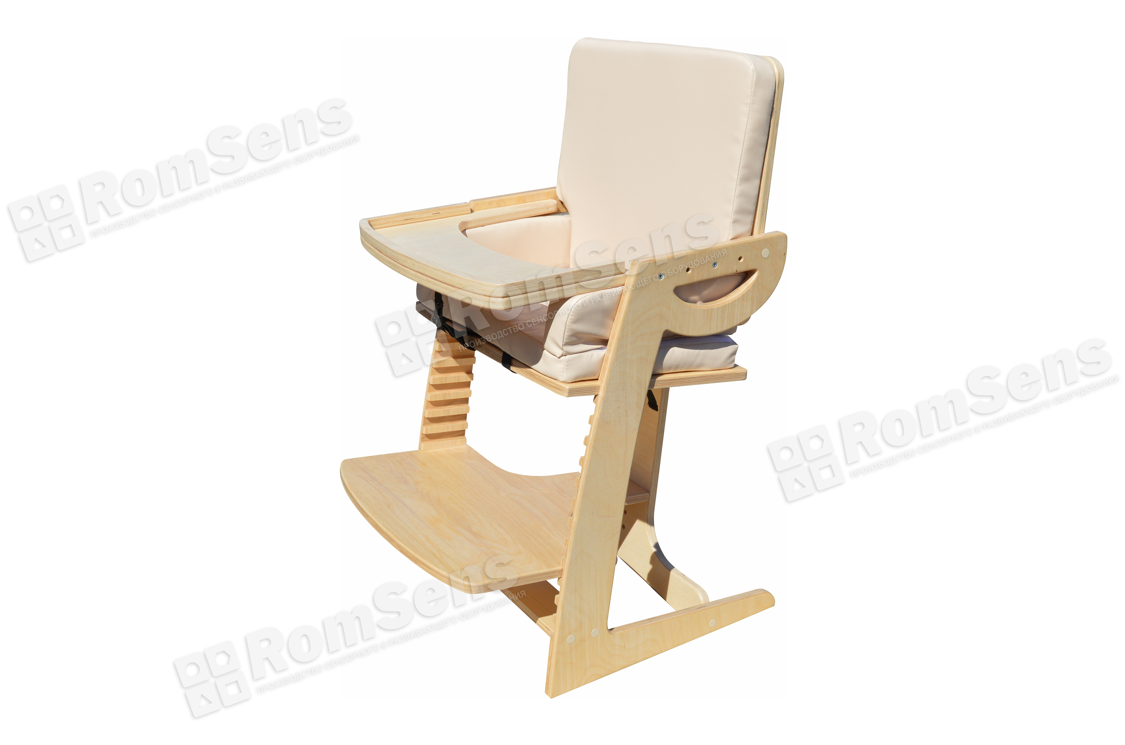 Комплект "Универсальный" растущий стульчик со столешницей и мягким сиденьем"