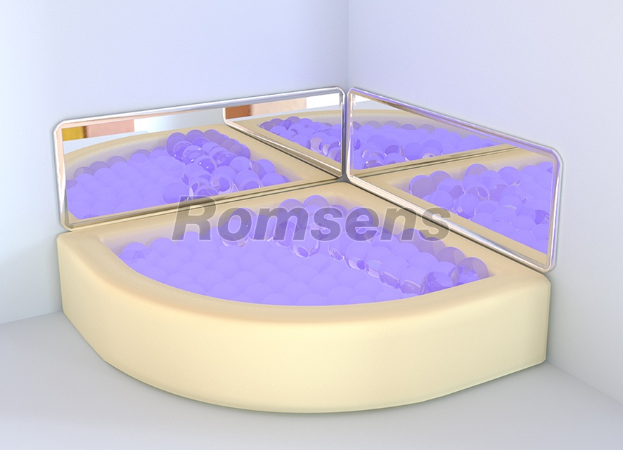 Акриловая зеркальная панель к интерактивному сухому бассейну 150х50 RG194